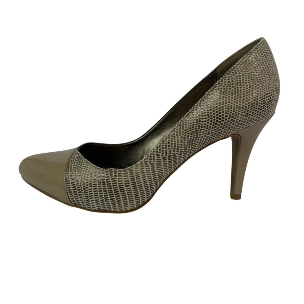 Dressbarn Snakeskin Patterned Pumps
